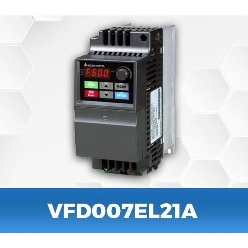 DELTA VFD007EL21A 1Hp/0.75Kw Single to three phase AC Drive - voltkart -  -