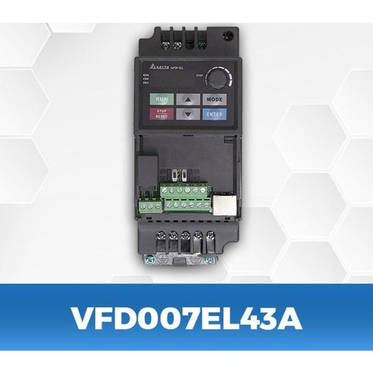 DELTA VFD007EL43A 1hp/0.75Kw three phase to three phase Ac Drive - voltkart - -