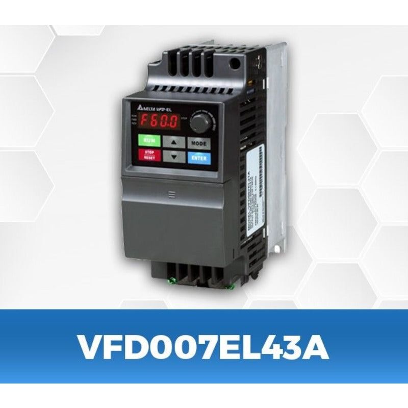 DELTA VFD007EL43A 1hp/0.75Kw three phase to three phase Ac Drive - voltkart - -