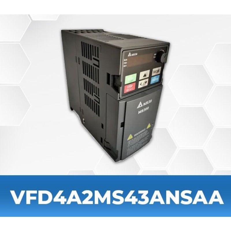 DELTA VFD4A2MS43ANSAA 2 Hp/1.5Kw three phase to three phase Ac Drive - voltkart - -