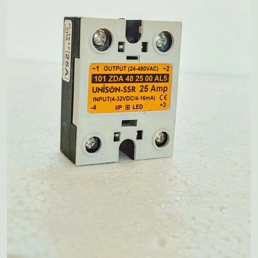 101 ZDA 48 25 01, Unison SSR Dc to Ac, 25amp - voltkart - UNISON -