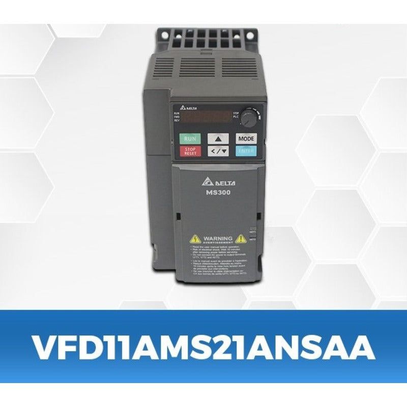 DELTA VFD11AMS21ANSAA 3hp/2.2Kw single phase to three phase Ac Drive - voltkart - -