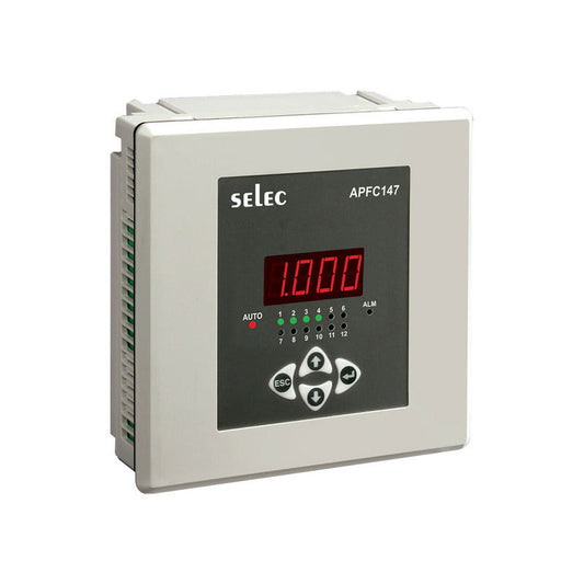 SELEC APFC147-112-90/550V, Power Factor controller, 144*144, 12stage - voltkart -  - voltkart - voltkart -  -  - #original_alt_text# - #original_alt_text#