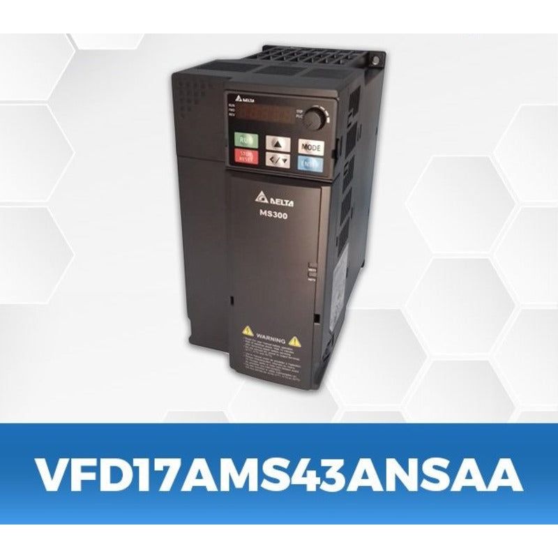 DELTA VFD17AMS43ANSAA 10Hp/7.5Kw three phase to three phase Ac Drive - voltkart - -