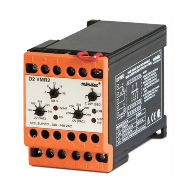 D2 VMR 2 Minilec Voltage Protection Relay - voltkart - Minilec -