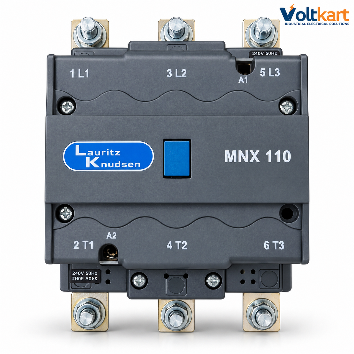 LK (L&T) MNX110 power contactor, 3 pole, 110A AC-3