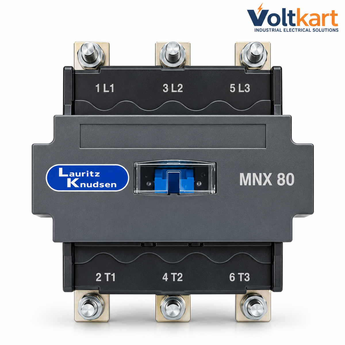LK (L&T) MNX80 power contactor, 3 pole, 80A AC-3