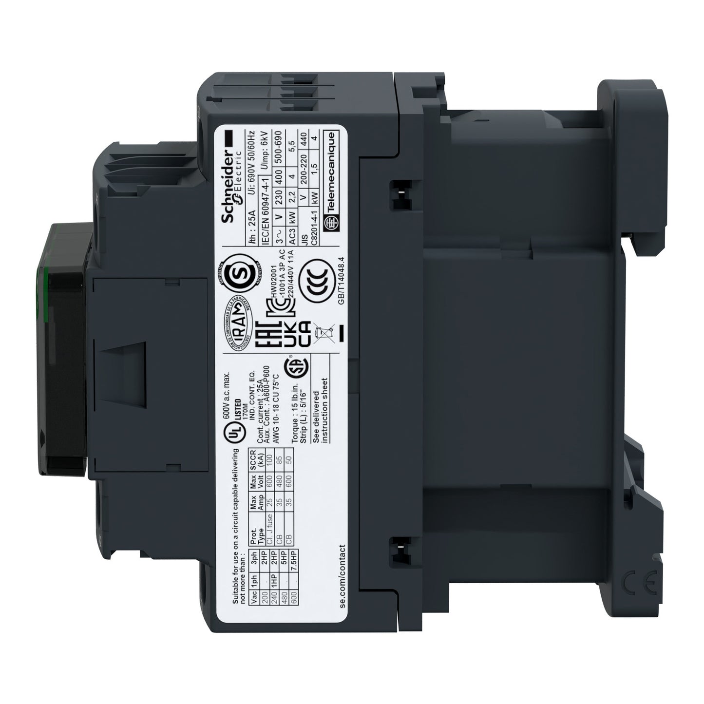 LC1D12, Schneider 12Amp Contactor