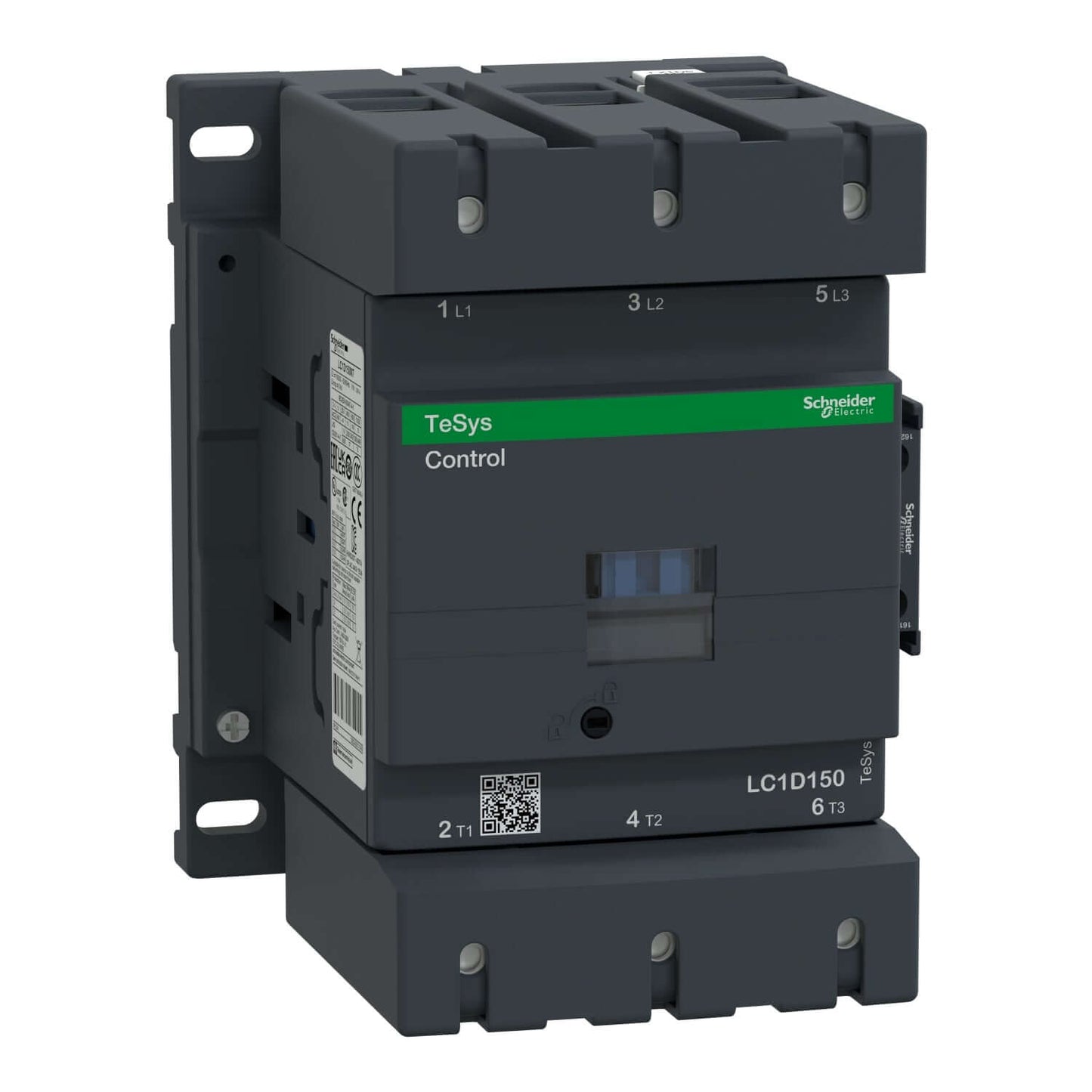 Schneider TeSys Deca 150 amp contactor LC1D150 for motor control applications up to 150A AC-3.