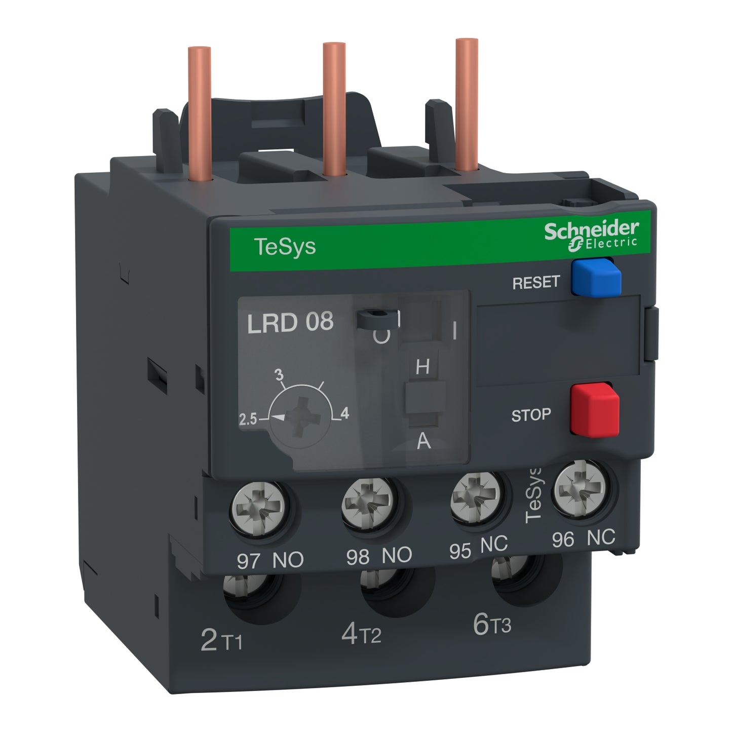 LRD08 Schneider Over Load Relay 2.5-4Amp