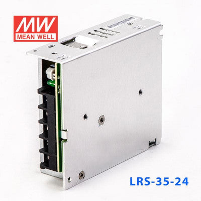 LRS-35-24 Mean Well SMPS - 24V 1.2A - 36W Metal Power Supply - voltkart - -