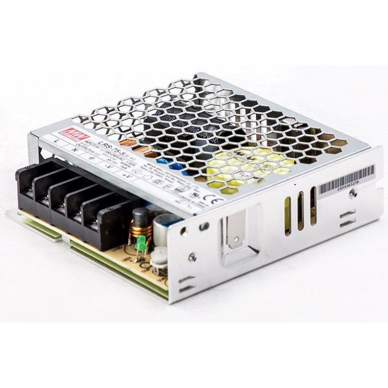 Mean well Lrs-75-5 Smps power supply, 5vdc, 14amp rated - voltkart - MEANWELL -