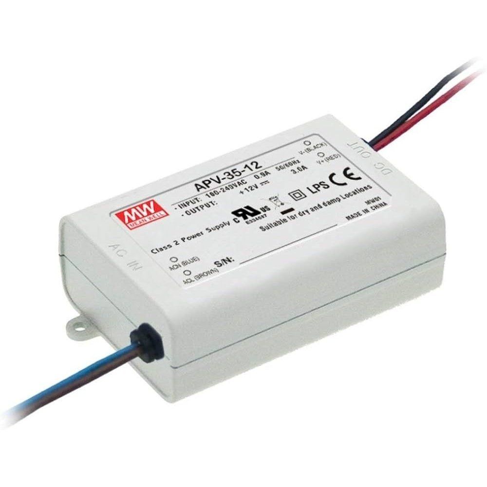 Meanwell APV-35-12 35W 12V DC LED Driver | High-Efficiency Power Supply for LED Illumination - voltkart - MEANWELL -