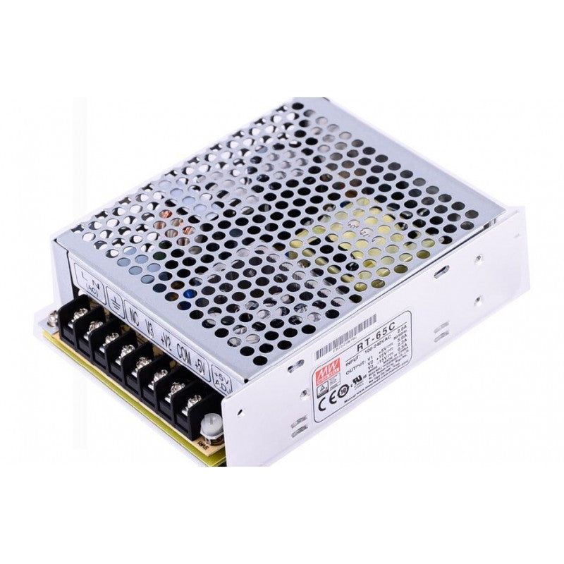 Meanwell RT-65C AC-DC Power Supply | Multi-Voltage Output 5V 5AMP, +15V 2.2AMP & -15V 0.5AMP - voltkart - MEANWELL -