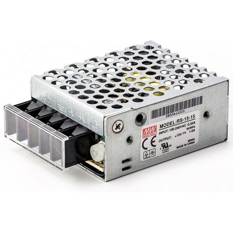 RS-15-15 Mean Well SMPS - 15V 1A - 15W Metal Power Supply - voltkart - - voltkart - voltkart - - - #original_alt_text# - #original_alt_text#