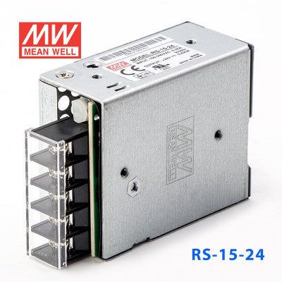 RS-15-24 Mean Well SMPS - 24V 0.625A - 15W Metal Power Supply - voltkart - - voltkart - voltkart - - - #original_alt_text# - #original_alt_text#