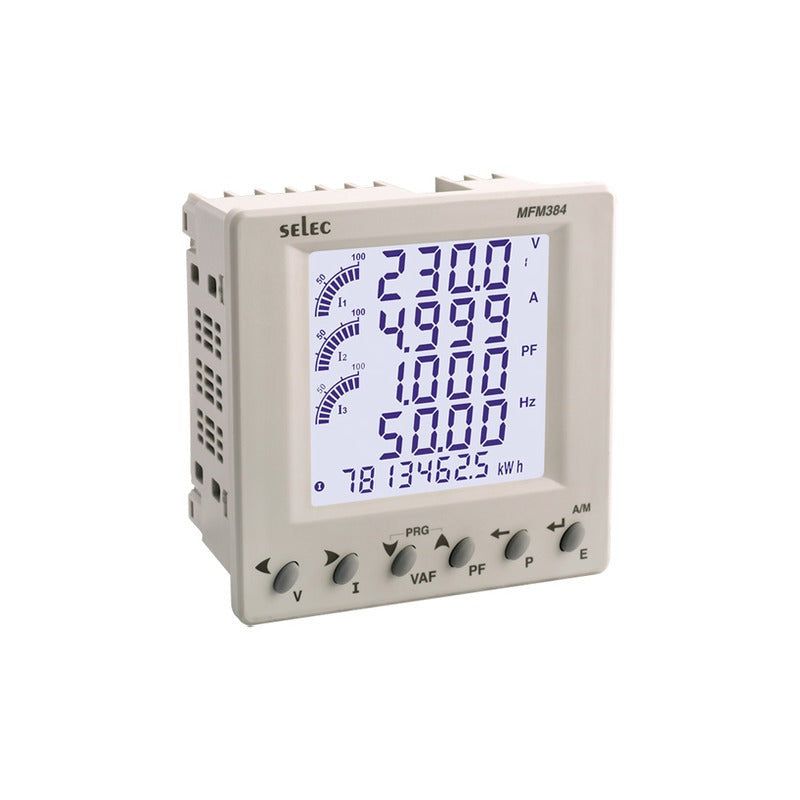 SELEC MFM384-C-CE , 96*96 Digital Multi function meter LCD - voltkart - - voltkart - voltkart - - - #original_alt_text# - #original_alt_text#