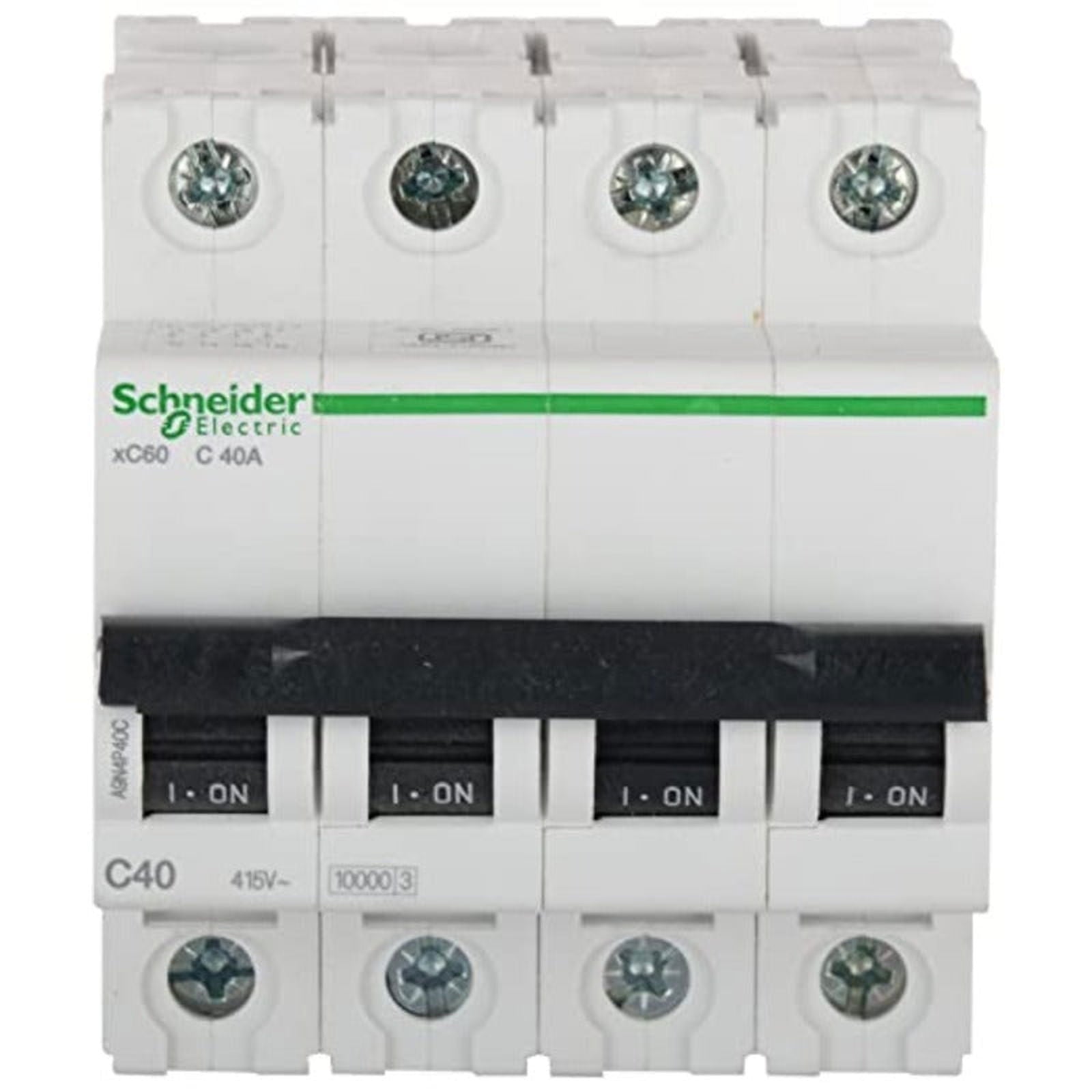 Schneider 40 amp, four pole mcb, C curve - voltkart -  - voltkart - voltkart -  -  - #original_alt_text# - #original_alt_text#