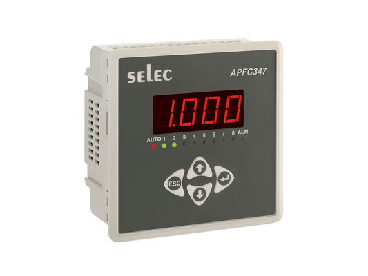 SELEC APFC347-108-230V-CE, Power Factor controller, 96*96, 8 stage