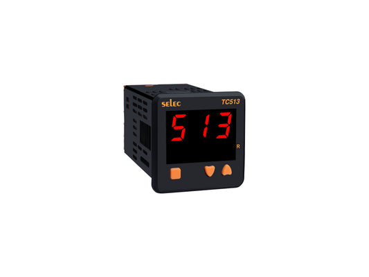 SELEC TC513BX, 48x48 digital temperature controller, Relay/SSR output