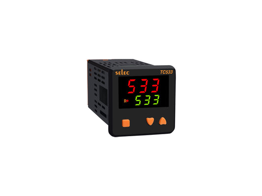 SELEC TC533BX, 48*48 Dual Display Temperature Controller , 1 relay/SSR output