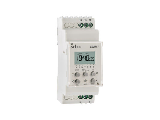 TS2M1-1-16A-230V V2, Selec Digital Time switch