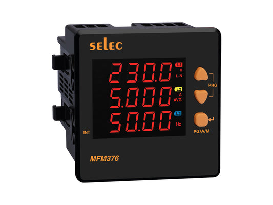 SELEC MFM376-C-CE, 96*96 Digital Multi function meter, LED
