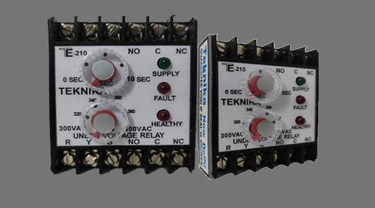 TE-210,, Teknika Under Voltage relay, 3 phase, 415v