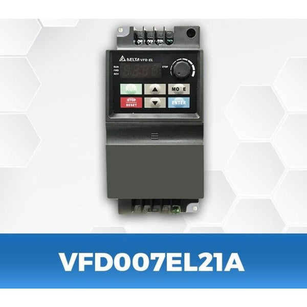 DELTA VFD007EL21A 1Hp/0.75Kw Single to three phase AC Drive