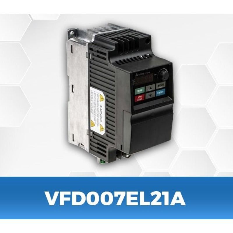DELTA VFD007EL21A 1Hp/0.75Kw Single to three phase AC Drive - voltkart -  - 