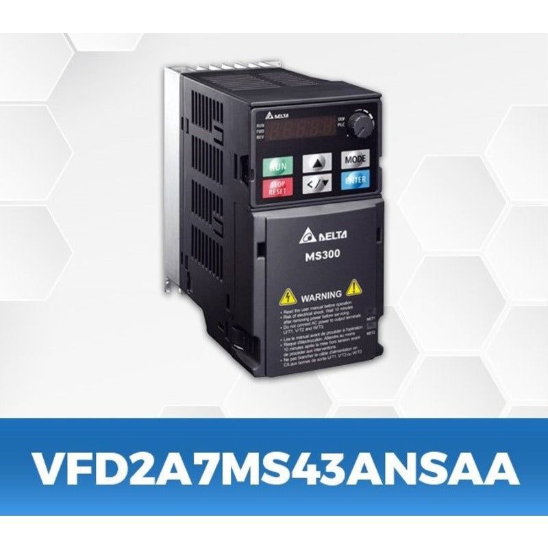 DELTA VFD2A7MS43ANSAA 1Hp/0.75Kw three phase to three phase Ac Drive - voltkart -  - 
