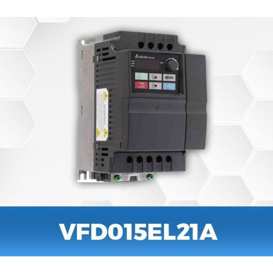 DELTA VFD015EL21A 2Hp/1.5Kw Single to three Phase AC Drive - voltkart -  - 