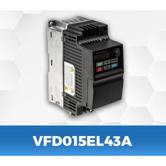 DELTA VFD015EL43A 2Hp/1.5Kw three phase to three phase Ac Drive - voltkart -  - 