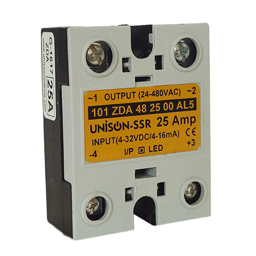 101 ZDA 48 25 01, Unison SSR Dc to Ac, 25amp