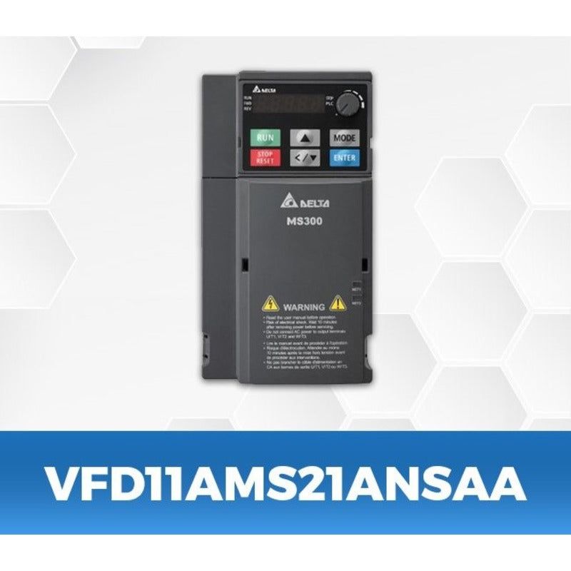 DELTA VFD11AMS21ANSAA 3hp/2.2Kw single phase to three phase Ac Drive - voltkart - DELTA - 