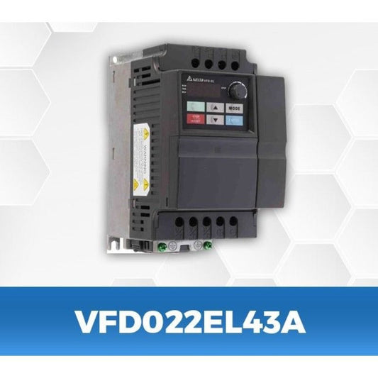 DELTA VFD022EL43A 3Hp/2.2Kw three phase to three phase Ac Drive - voltkart -  - 