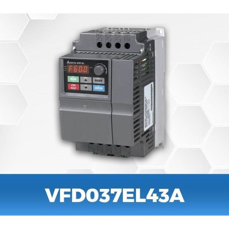 DELTA VFD037EL43A 5Hp/3.7Kw three phase to three phase Ac Drive - voltkart -  - 