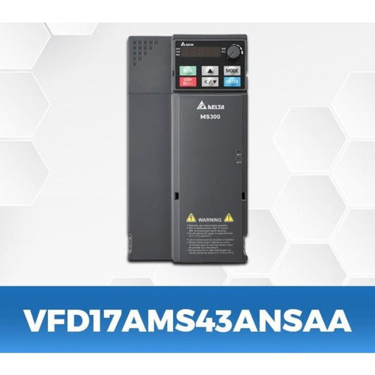 DELTA VFD17AMS43ANSAA 10Hp/7.5Kw three phase to three phase Ac Drive voltkart
