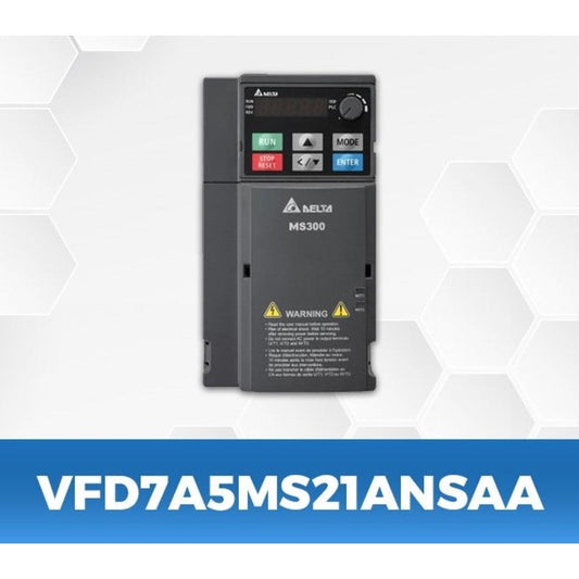 DELTA VFD7A5MS21ANSAA 2 Hp/1.5Kw single phase to three phase Ac Drive voltkart