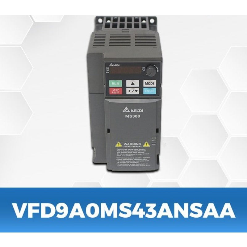 DELTA VFD9A0MS43ANSAA 5Hp/3.7Kw three phase to three phase Ac Drive voltkart