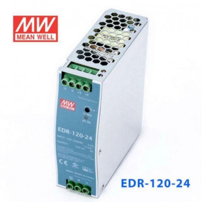 EDR-120-24 Mean Well SMPS 24V 5A DIN Rail Power Supply | Reliable Industrial Solution - voltkart -  - 