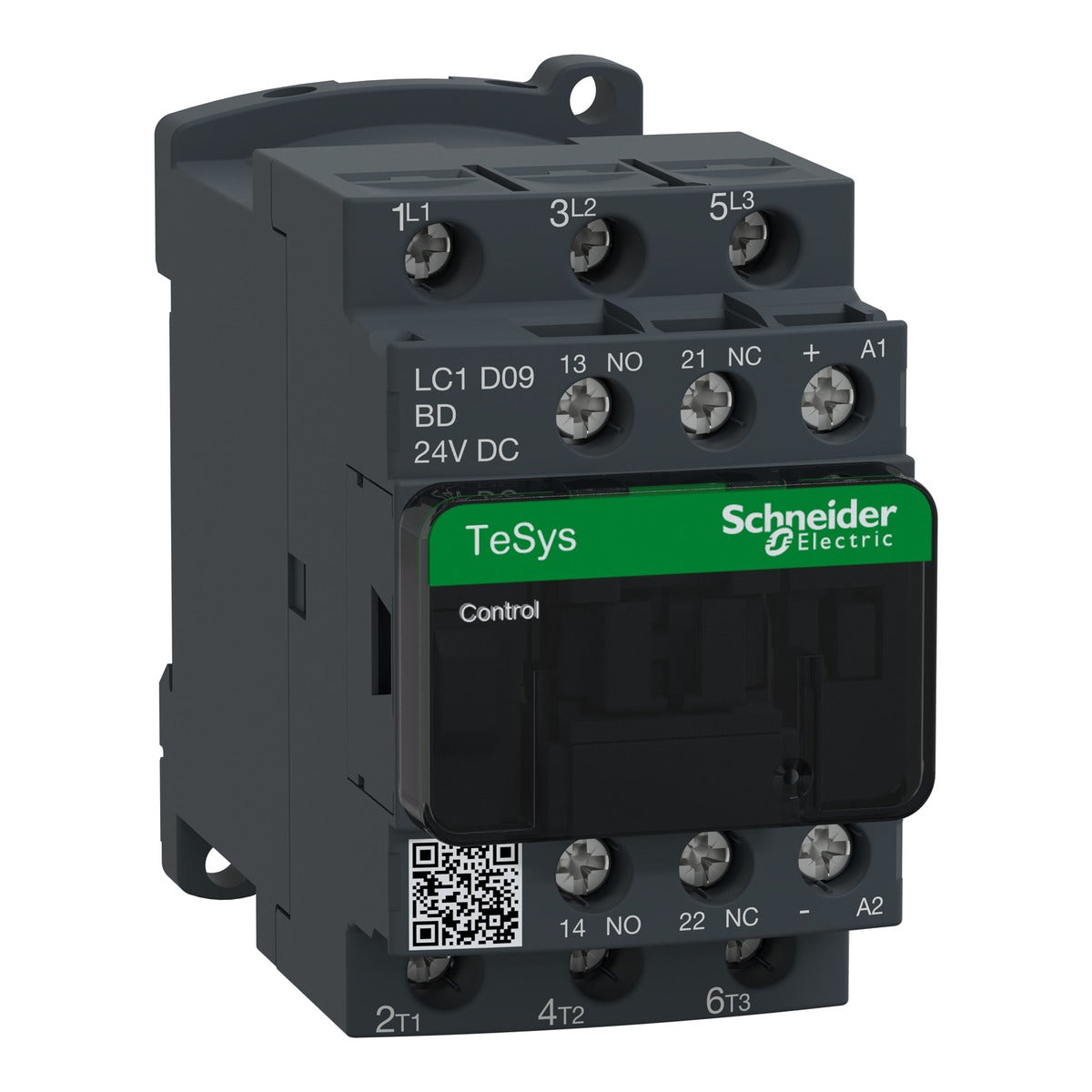 Schneider LC1D09BD, 9Amp Contactor, 24VDC coil