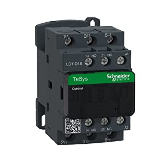 LC1D18, Schneider 18Amp Contactor, coil voltage 220vac voltkart