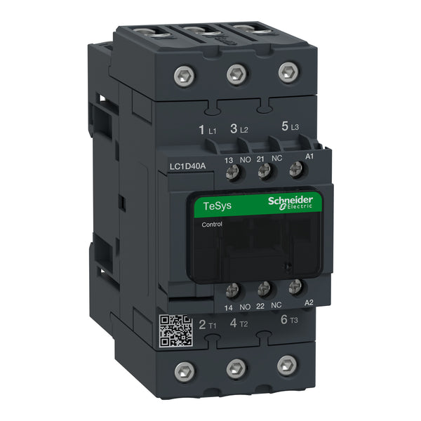 Schneider LC1D40A 40A Contactor - 220VAC Coil | VoltKart.in – voltkart