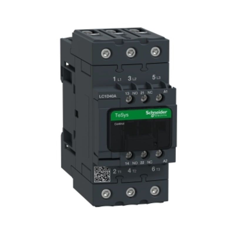 LC1D40A, Schneider 40Amp Contactor, coil voltage 220vac - voltkart - SCHNEIDER - 