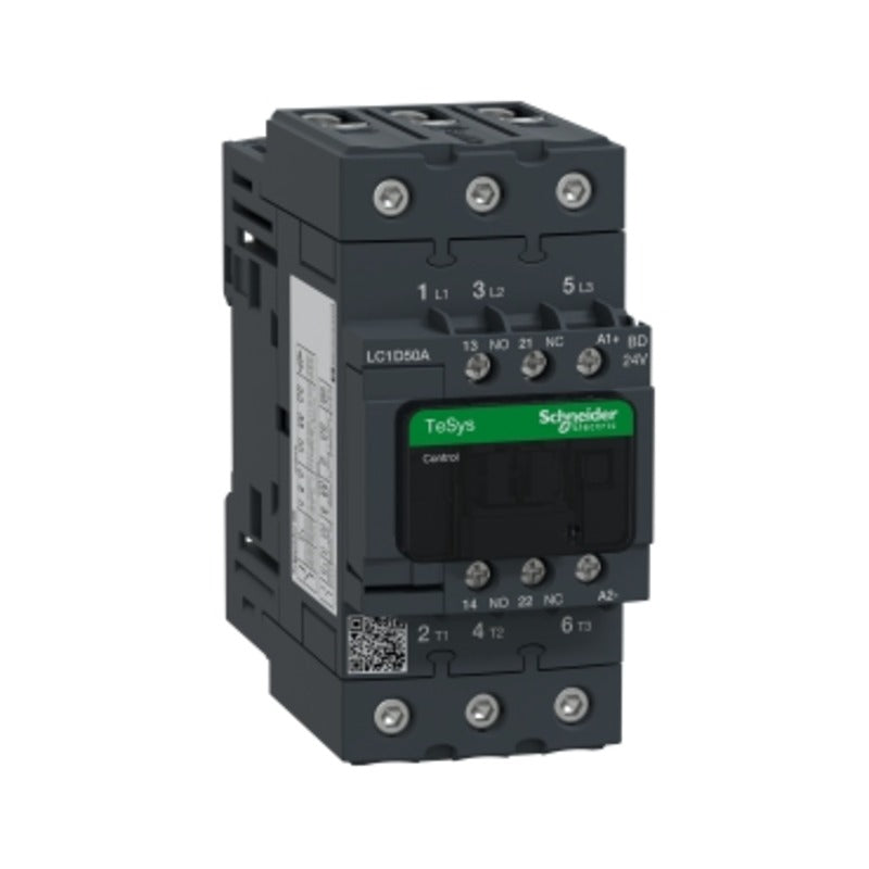 LC1D50A, Schneider 50Amp Contactor, coil voltage 220vac voltkart