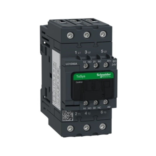 LC1D50A, Schneider 50Amp Contactor, coil voltage 220vac - voltkart - SCHNEIDER - 