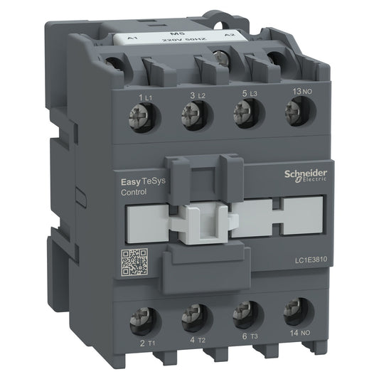 Schneider LC1E3810, 38Amp Contactor, coil voltage 220vac
