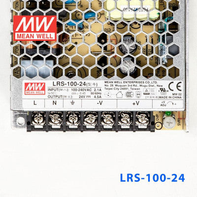 LRS-100-24 Mean Well SMPS - 24V 4.5A - 108W Metal Power Supply voltkart