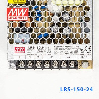 LRS-150-24 Mean Well SMPS - 24V 6.5A - 156W Metal Power Supply - voltkart -  - 